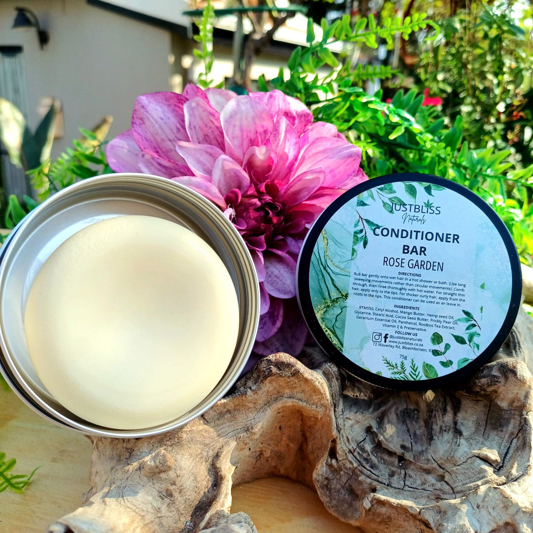Nourishing Hair Conditioner Bar in Tin – Zero Waste, Plant-Based Care
