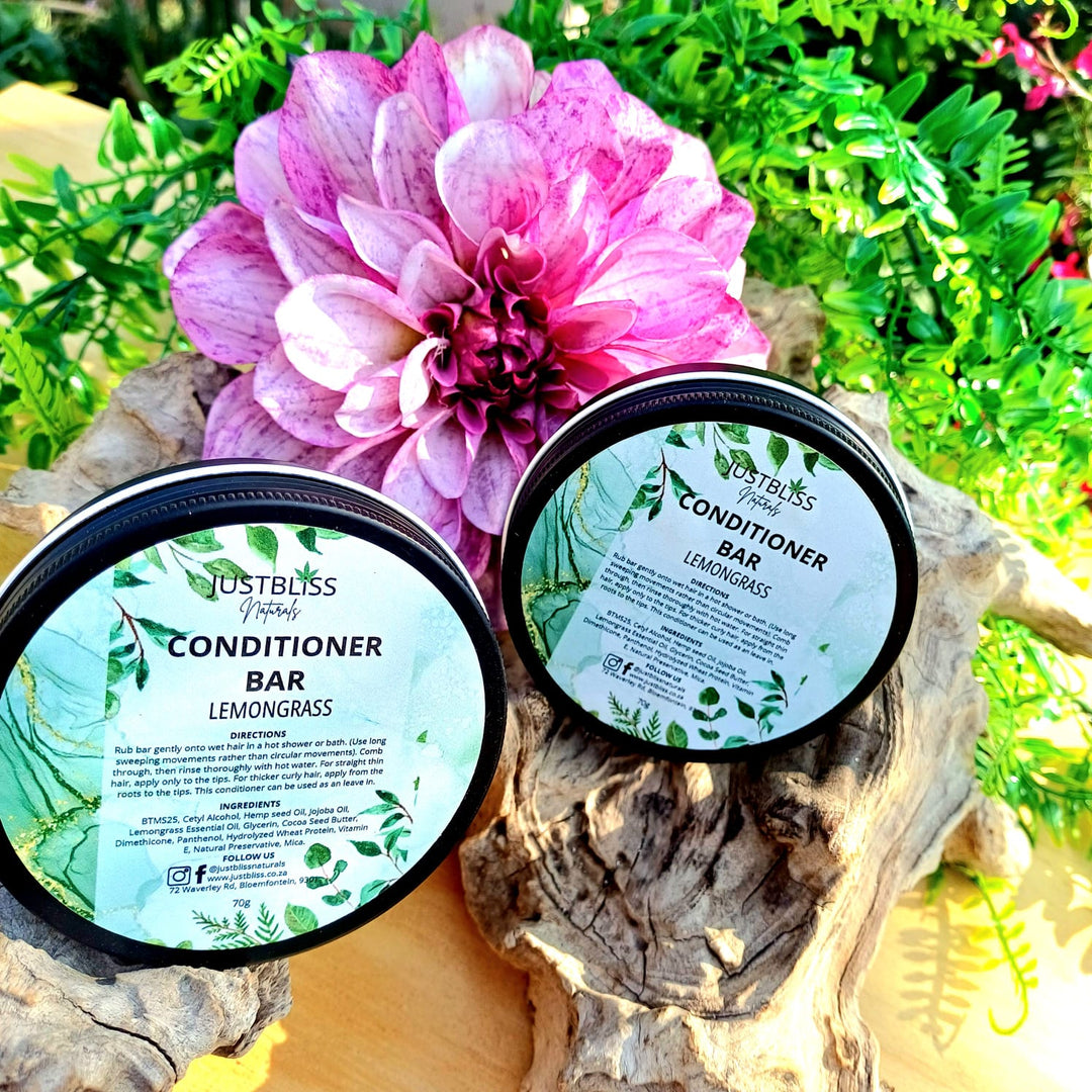 Nourishing Hair Conditioner Bar in Tin – Zero Waste, Plant-Based Care