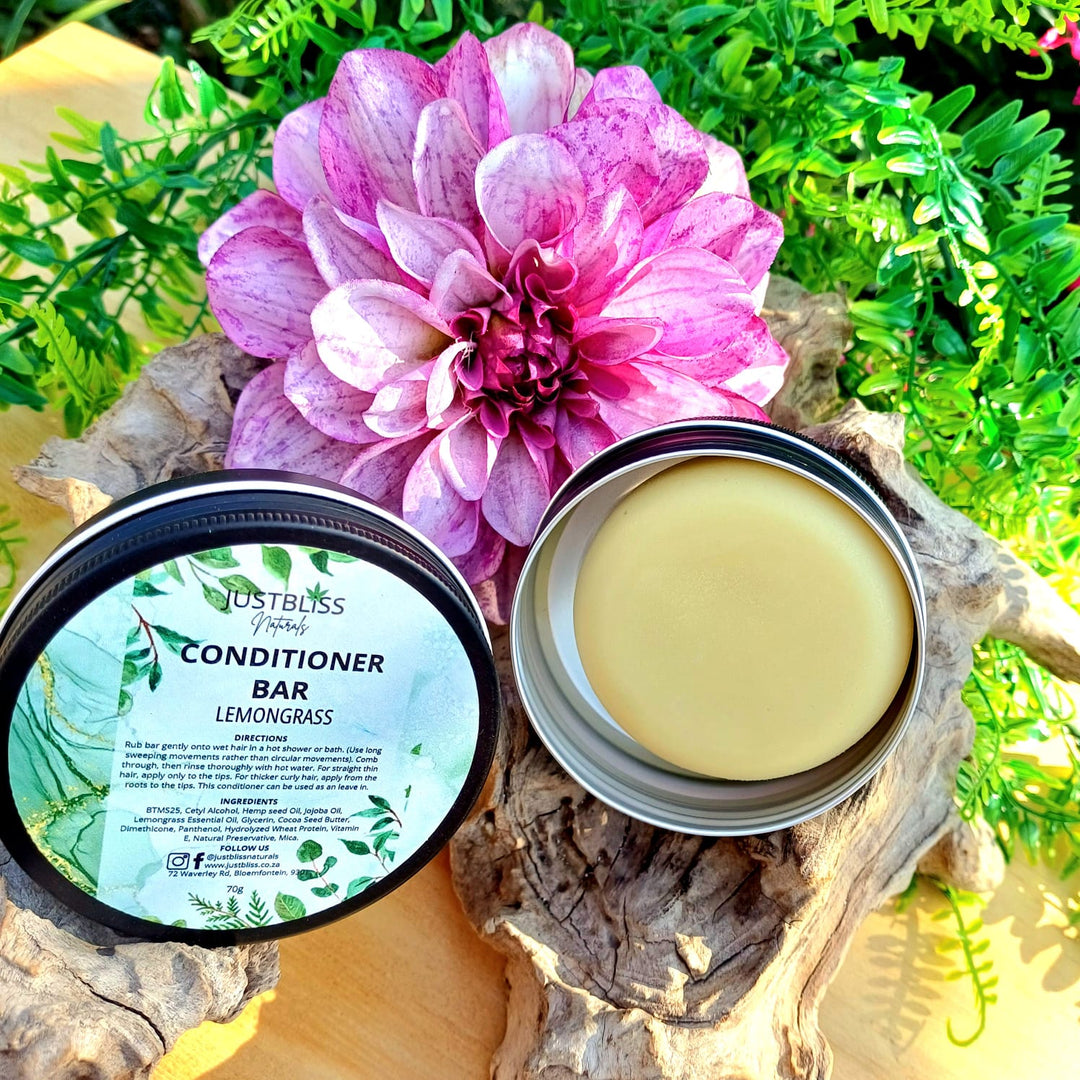 Nourishing Hair Conditioner Bar in Tin – Zero Waste, Plant-Based Care