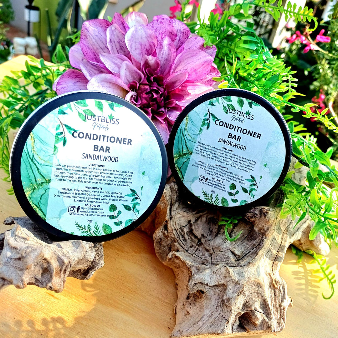 Nourishing Hair Conditioner Bar in Tin – Zero Waste, Plant-Based Care