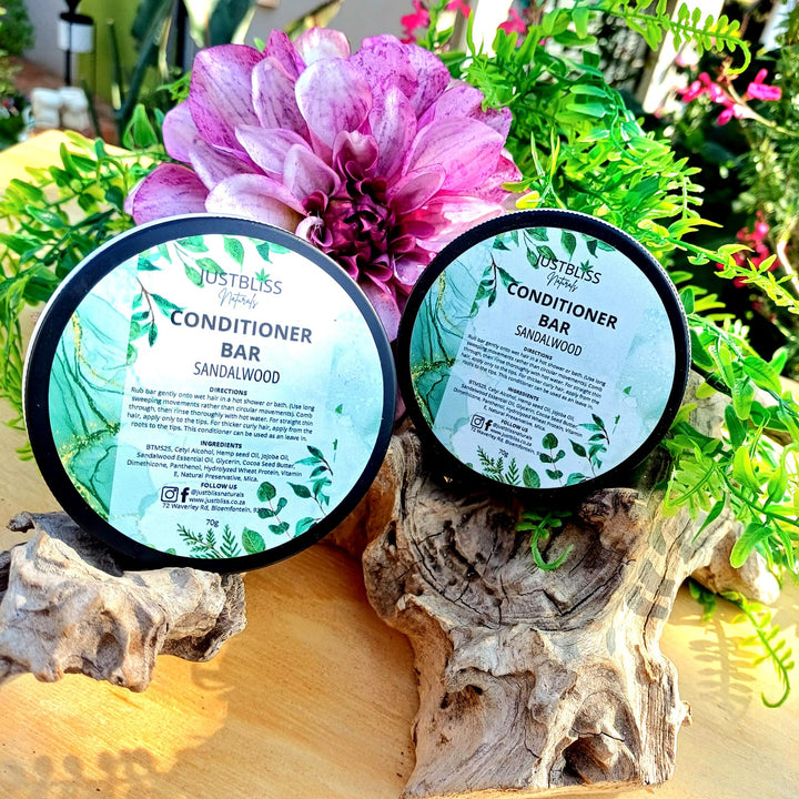 Nourishing Hair Conditioner Bar in Tin – Zero Waste, Plant-Based Care