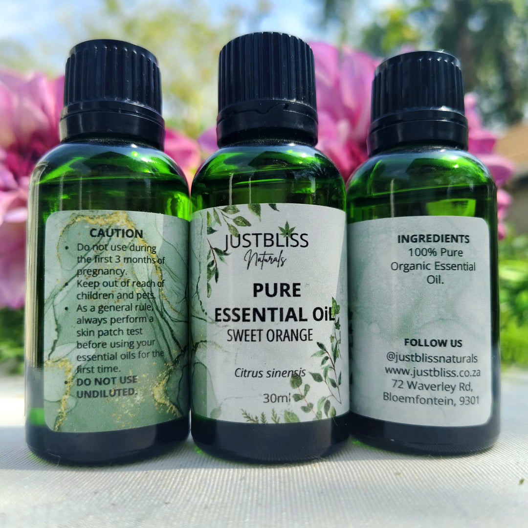 Sweet Orange Essential Oil (Organic) – Uplifting & Pure by JUSTBLiSS