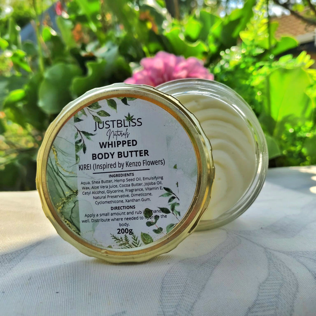 Whipped Body Butter – Luxurious Natural Moisturizer (200g, Various Scents)