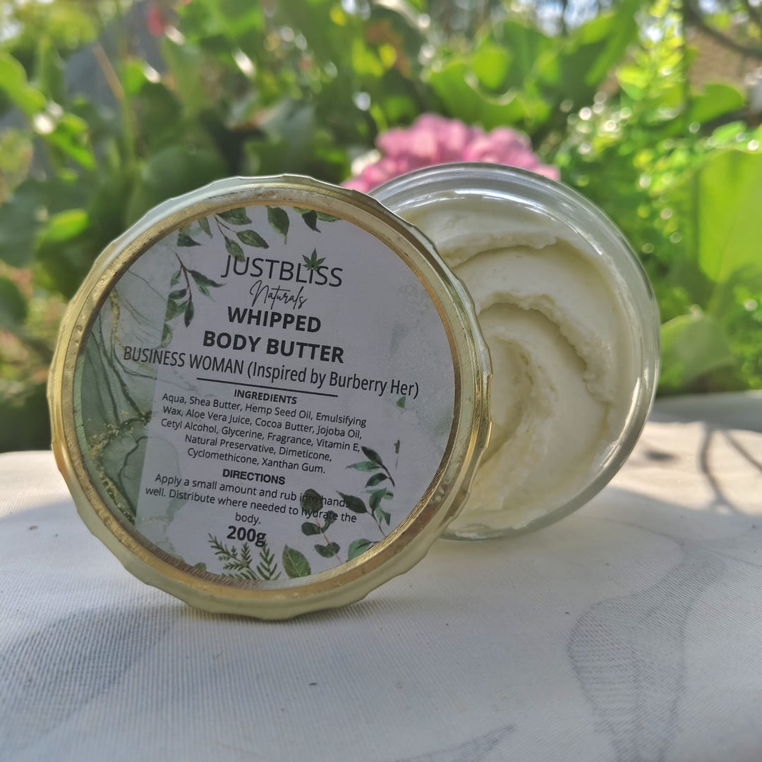 Whipped Body Butter – Luxurious Natural Moisturizer (200g, Various Scents)