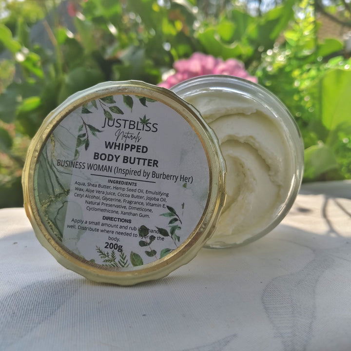 Whipped Body Butter – Luxurious Natural Moisturizer (200g, Various Scents)