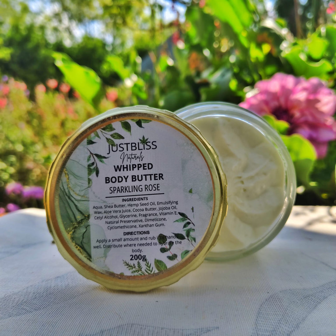 Whipped Body Butter – Luxurious Natural Moisturizer (200g, Various Scents)
