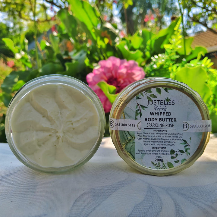 Whipped Body Butter – Luxurious Natural Moisturizer (200g, Various Scents)