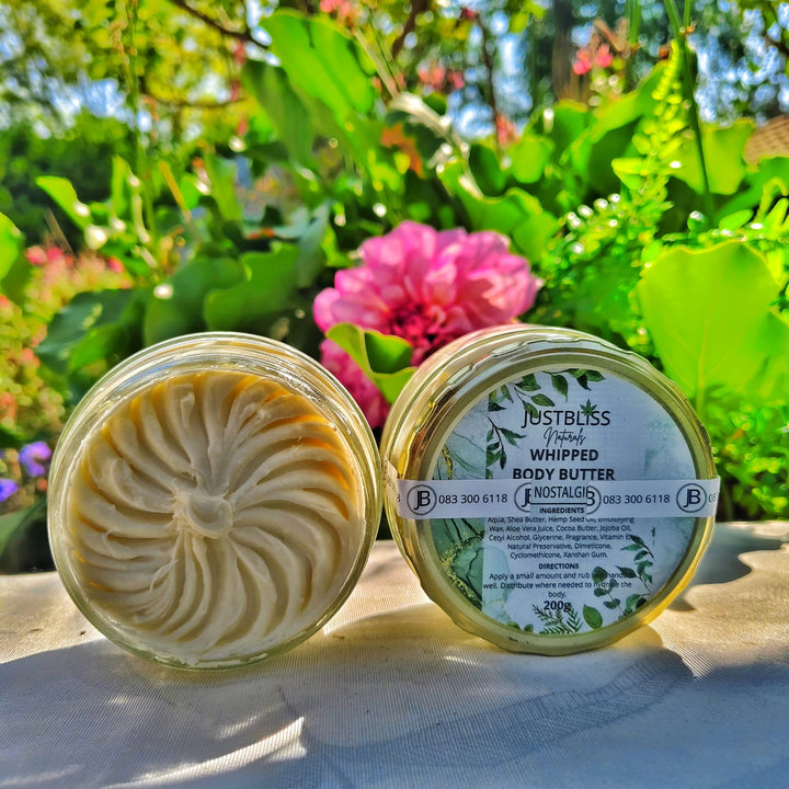 Whipped Body Butter – Luxurious Natural Moisturizer (200g, Various Scents)