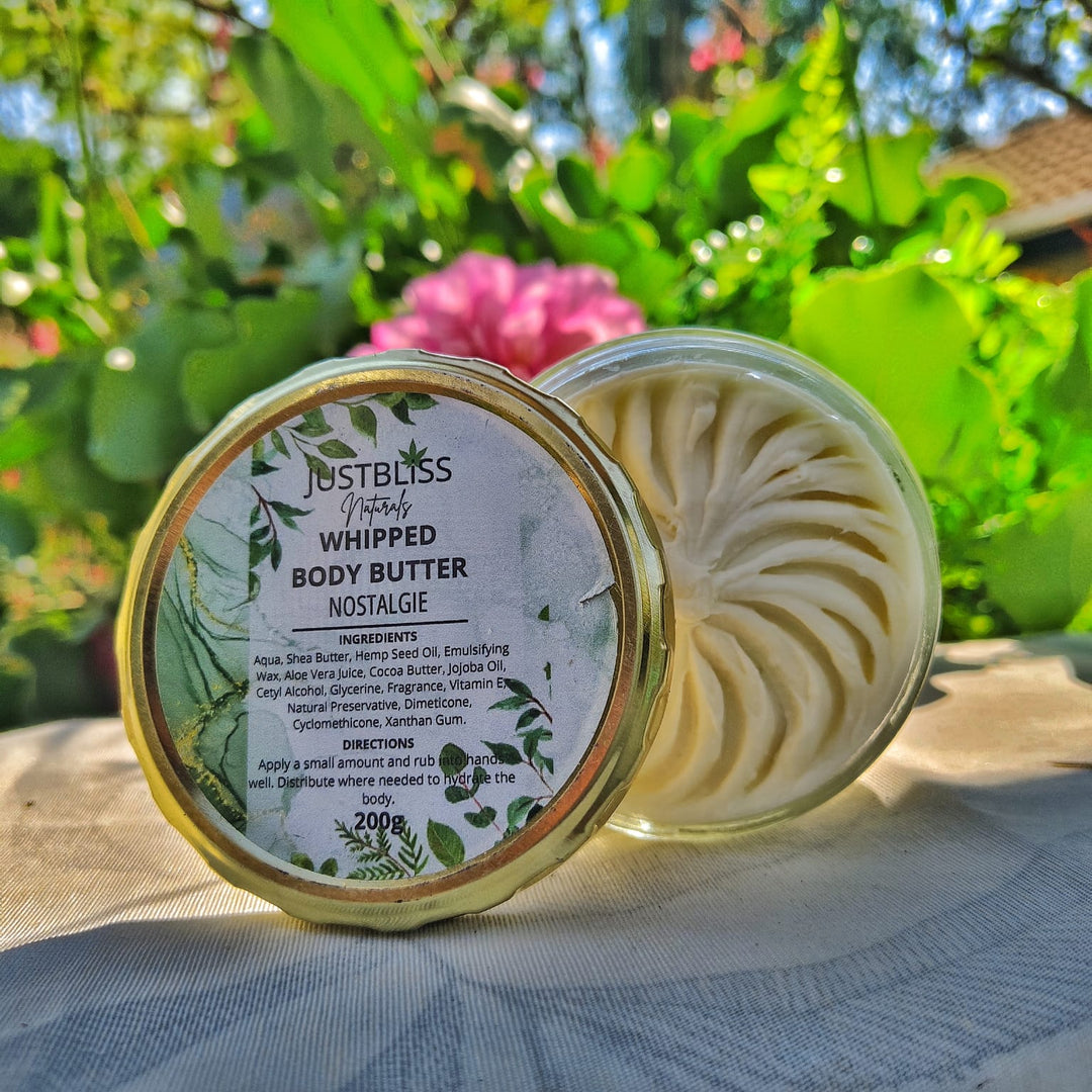 Whipped Body Butter – Luxurious Natural Moisturizer (200g, Various Scents)