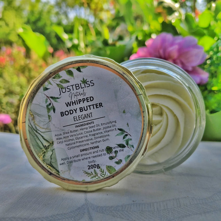 Whipped Body Butter – Luxurious Natural Moisturizer (200g, Various Scents)