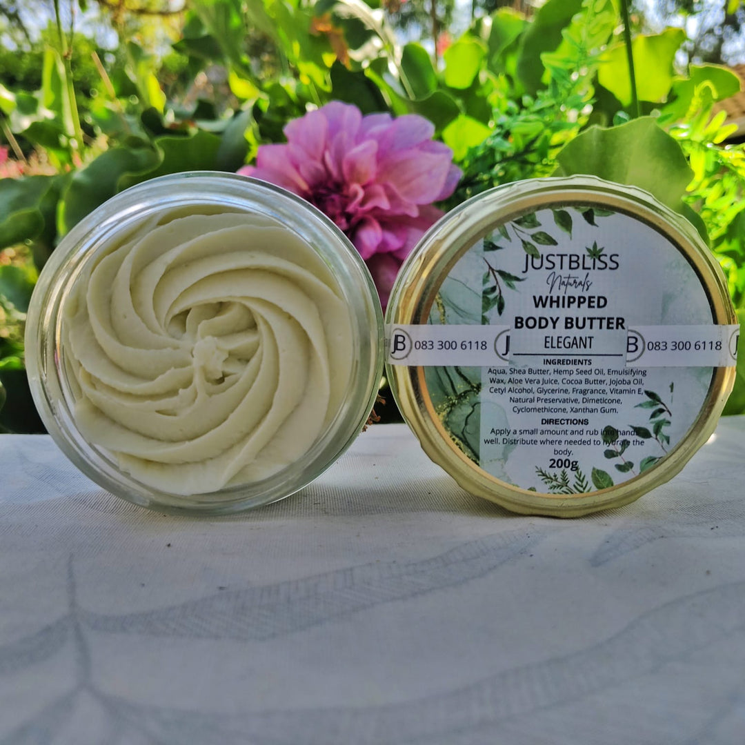 Whipped Body Butter – Luxurious Natural Moisturizer (200g, Various Scents)