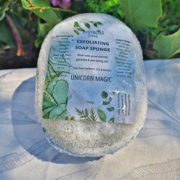 Exfoliating Soap Sponge – Plant-Based Glycerin Cleanser for Smooth Skin