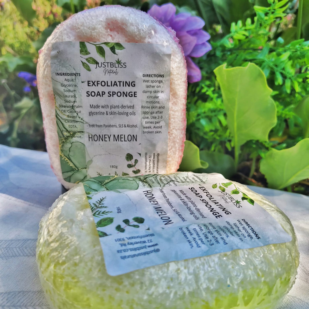 Exfoliating Soap Sponge – Plant-Based Glycerin Cleanser for Smooth Skin