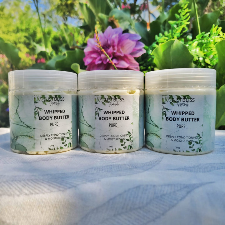 Whipped Body Butter – Luxurious Natural Moisturizer (200g, Various Scents)