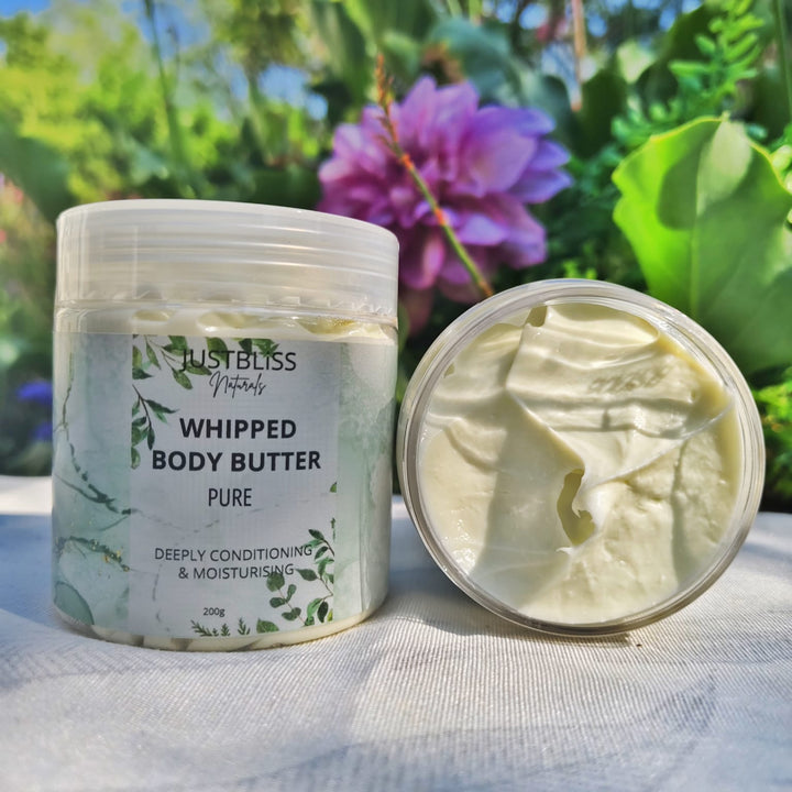 Whipped Body Butter – Luxurious Natural Moisturizer (200g, Various Scents)