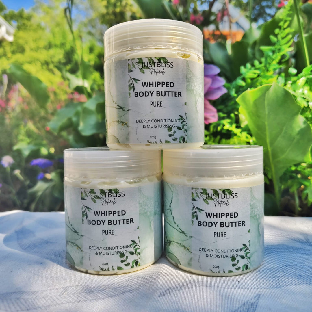 Whipped Body Butter – Luxurious Natural Moisturizer (200g, Various Scents)