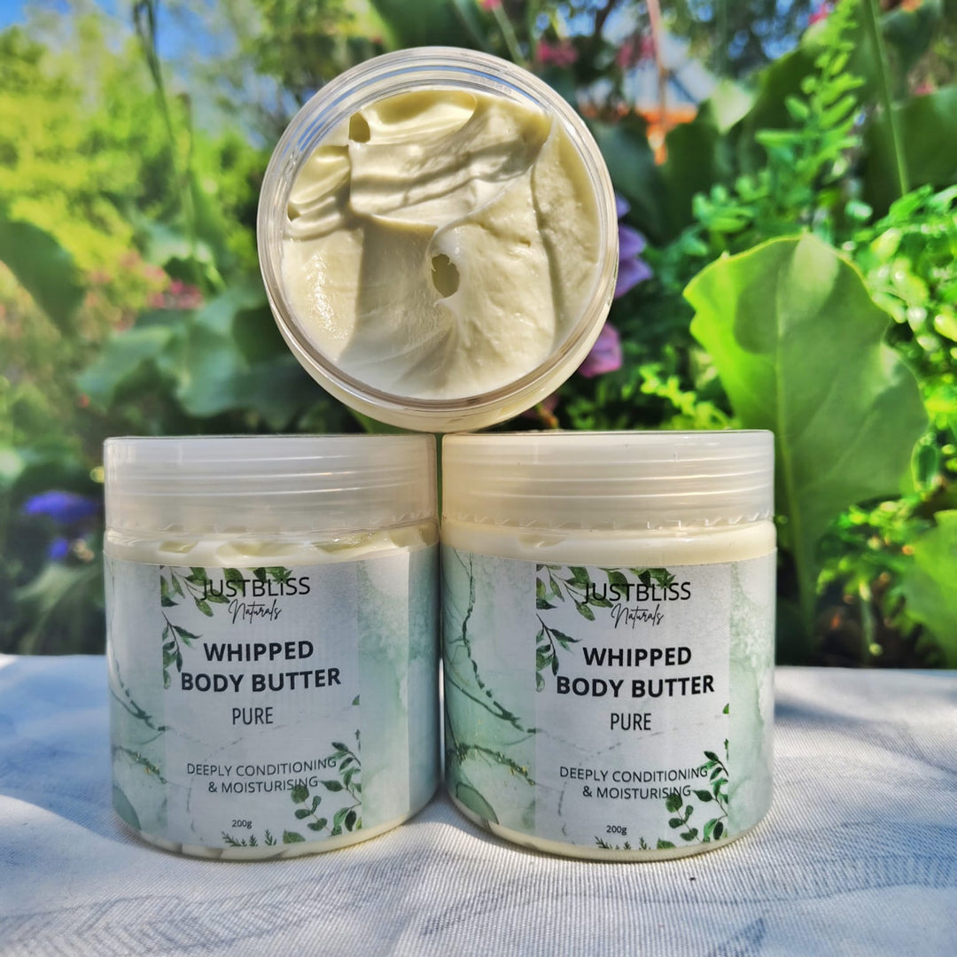 Whipped Body Butter – Luxurious Natural Moisturizer (200g, Various Scents)