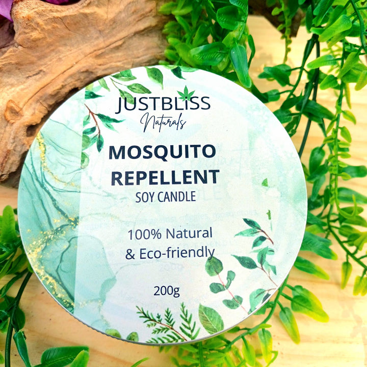 Natural Mosquito Repellent Soy Candle – Long-Lasting & Skin-Safe