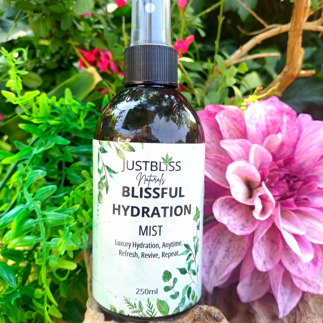 Blissful Hydration Facial Mist – Rose Water & Hyaluronic Acid Glow