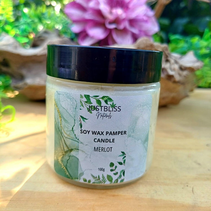 Pamper Soy Massage Candle 100ml – Multi-Use, Natural Scents