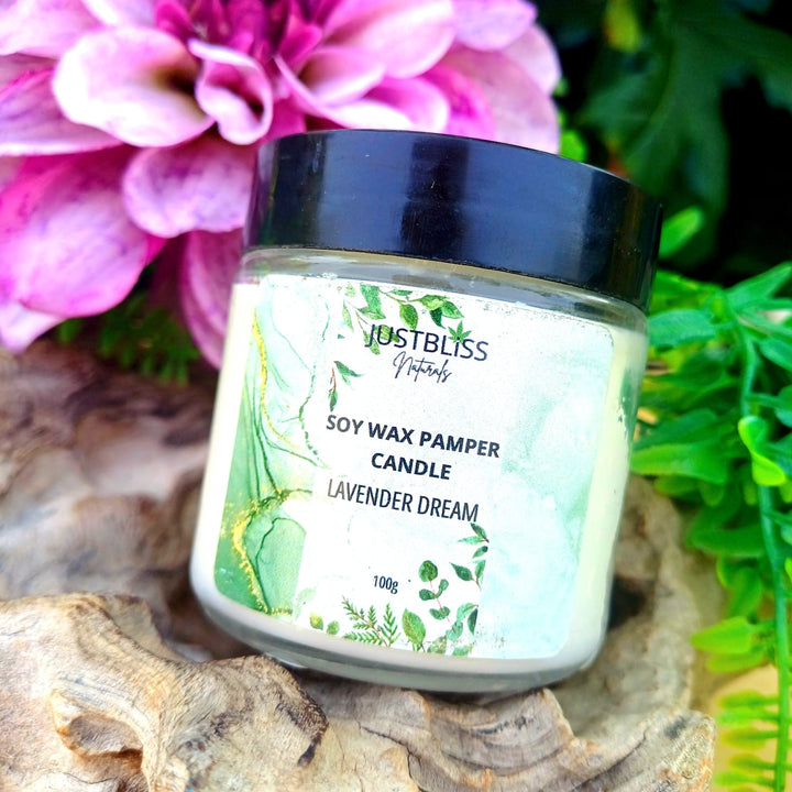 Pamper Soy Massage Candle 100ml – Multi-Use, Natural Scents