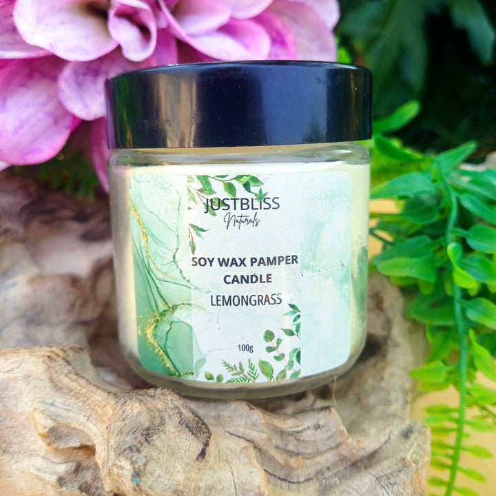 Pamper Soy Massage Candle 100ml – Multi-Use, Natural Scents