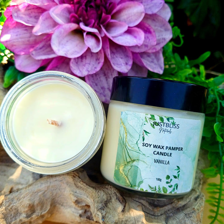 Pamper Soy Massage Candle 100ml – Multi-Use, Natural Scents