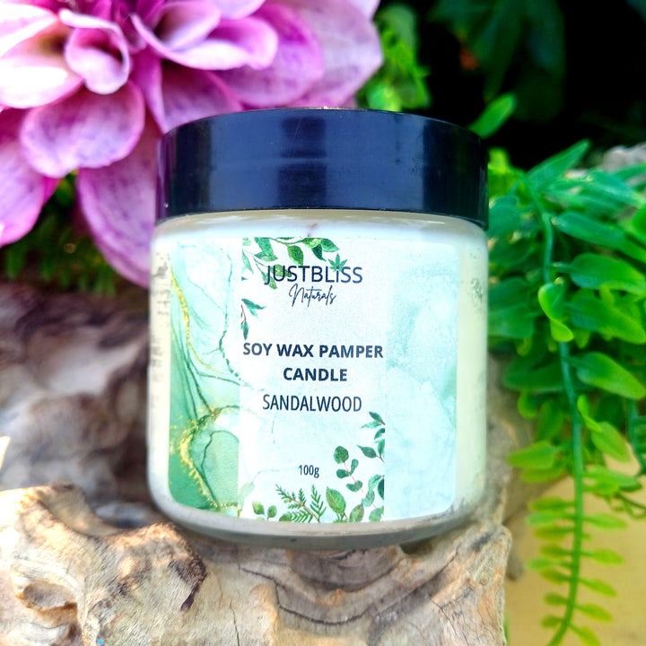 Pamper Soy Massage Candle 100ml – Multi-Use, Natural Scents