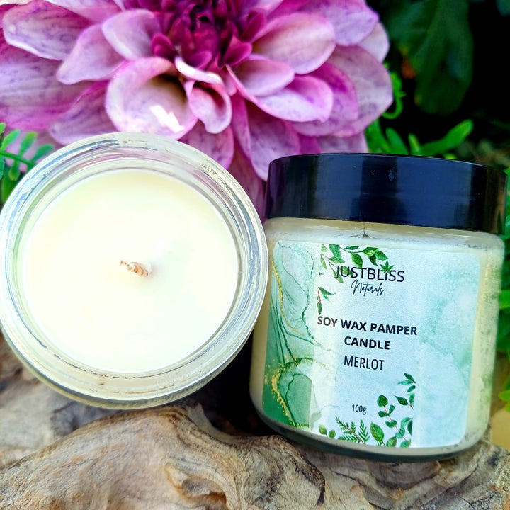 Pamper Soy Massage Candle 100ml – Multi-Use, Natural Scents