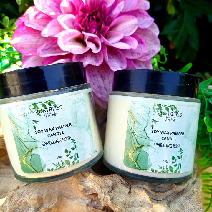 Pamper Soy Massage Candle 100ml – Multi-Use, Natural Scents