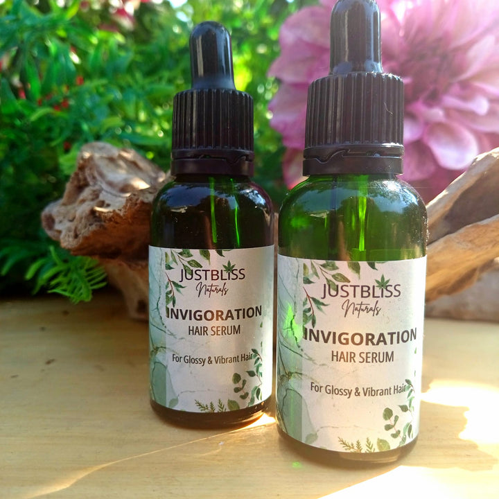 Invigorating Hair Serum – Hemp & Prickly Pear Oils for Natural Shine