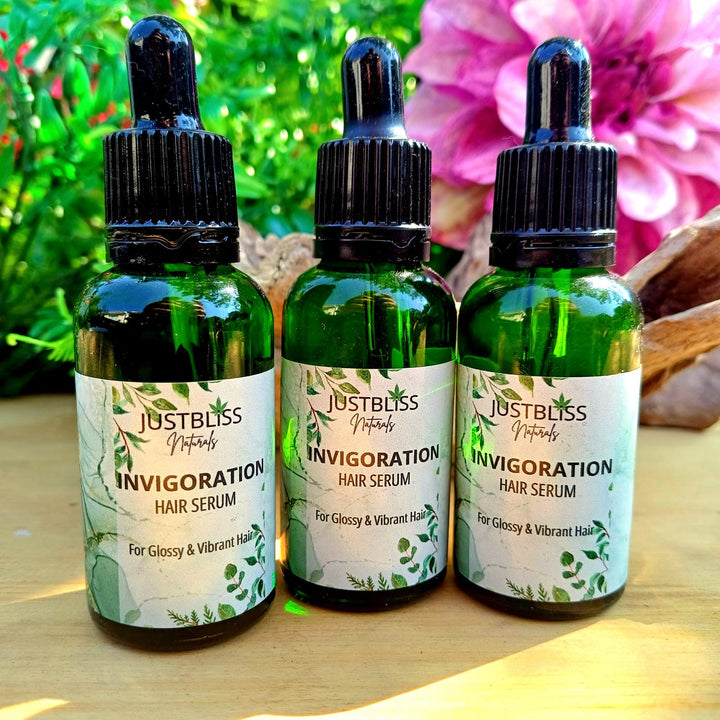 Invigorating Hair Serum – Hemp & Prickly Pear Oils for Natural Shine