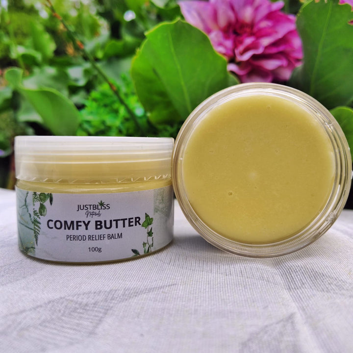Comfy Butter – Herbal Period Relief Balm with Shea & Essential Oils