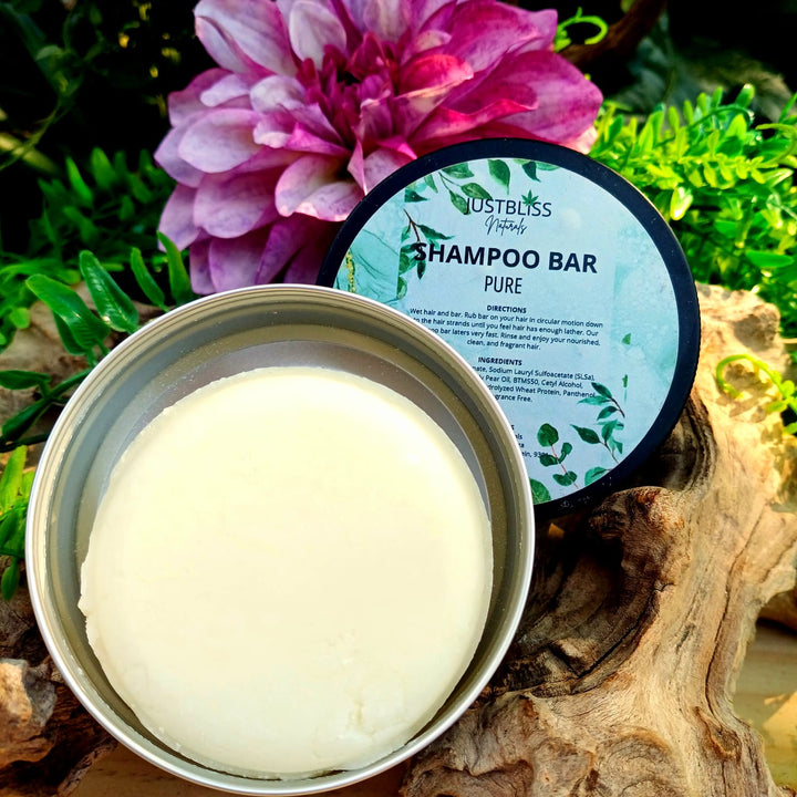 Eco-Friendly Shampoo Bar in Tin – Plant-Based, Travel Ready