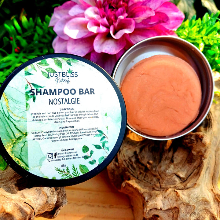 Eco-Friendly Shampoo Bar in Tin – Plant-Based, Travel Ready
