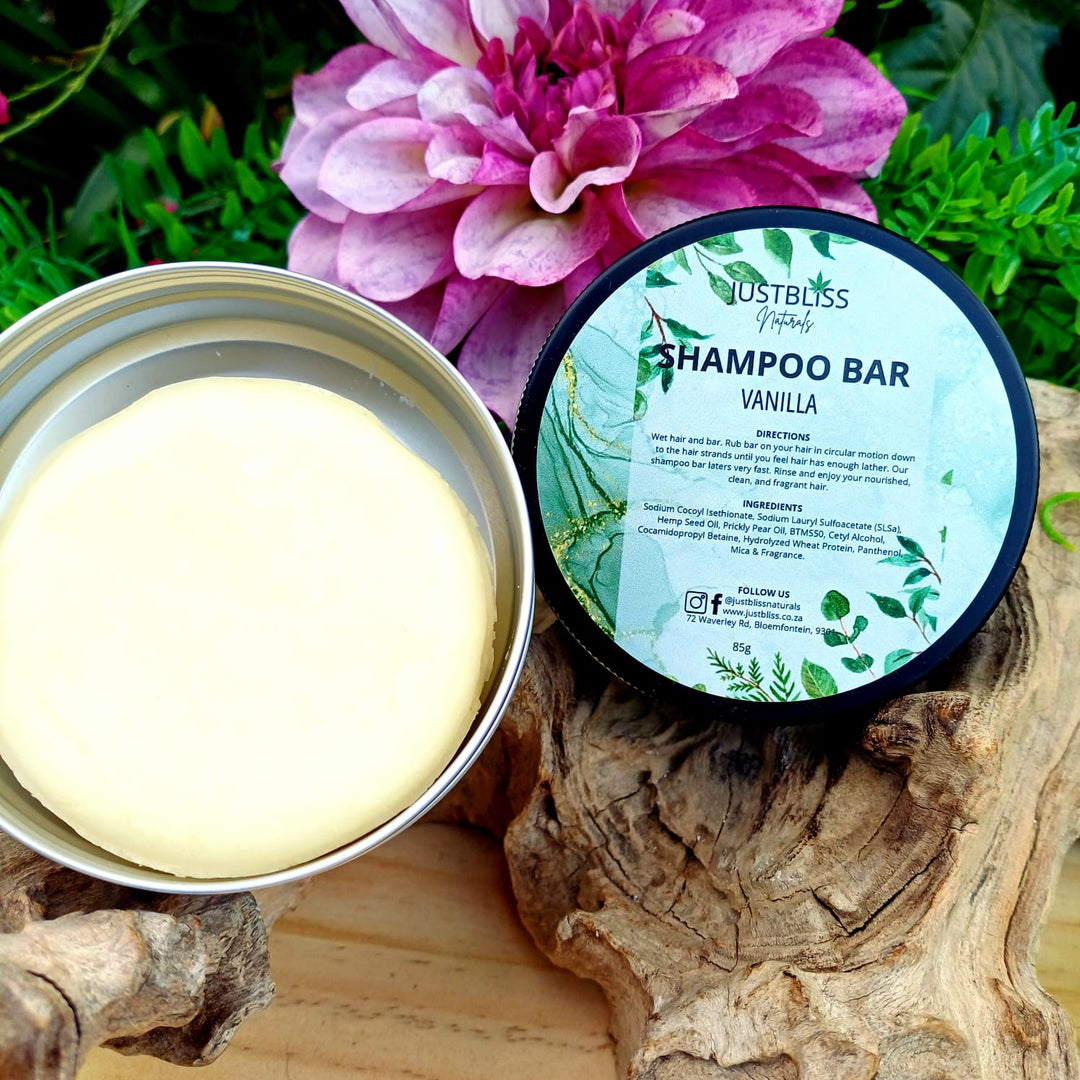 Eco-Friendly Shampoo Bar in Tin – Plant-Based, Travel Ready