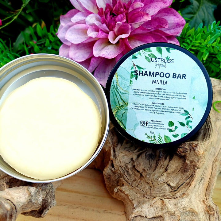 Eco-Friendly Shampoo Bar in Tin – Plant-Based, Travel Ready
