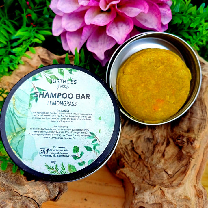 Eco-Friendly Shampoo Bar in Tin – Plant-Based, Travel Ready