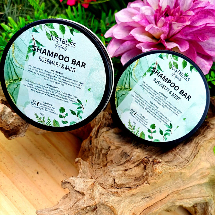 Eco-Friendly Shampoo Bar in Tin – Plant-Based, Travel Ready