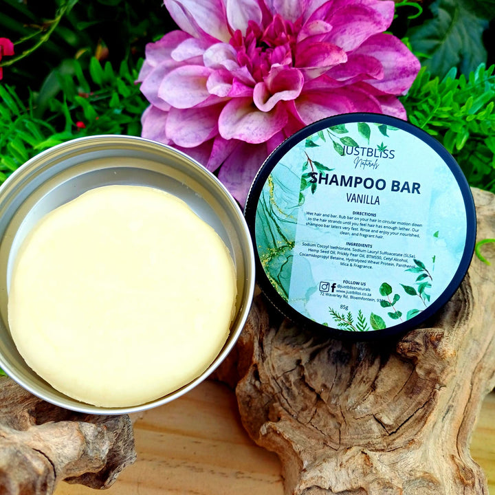 Eco-Friendly Shampoo Bar in Tin – Plant-Based, Travel Ready