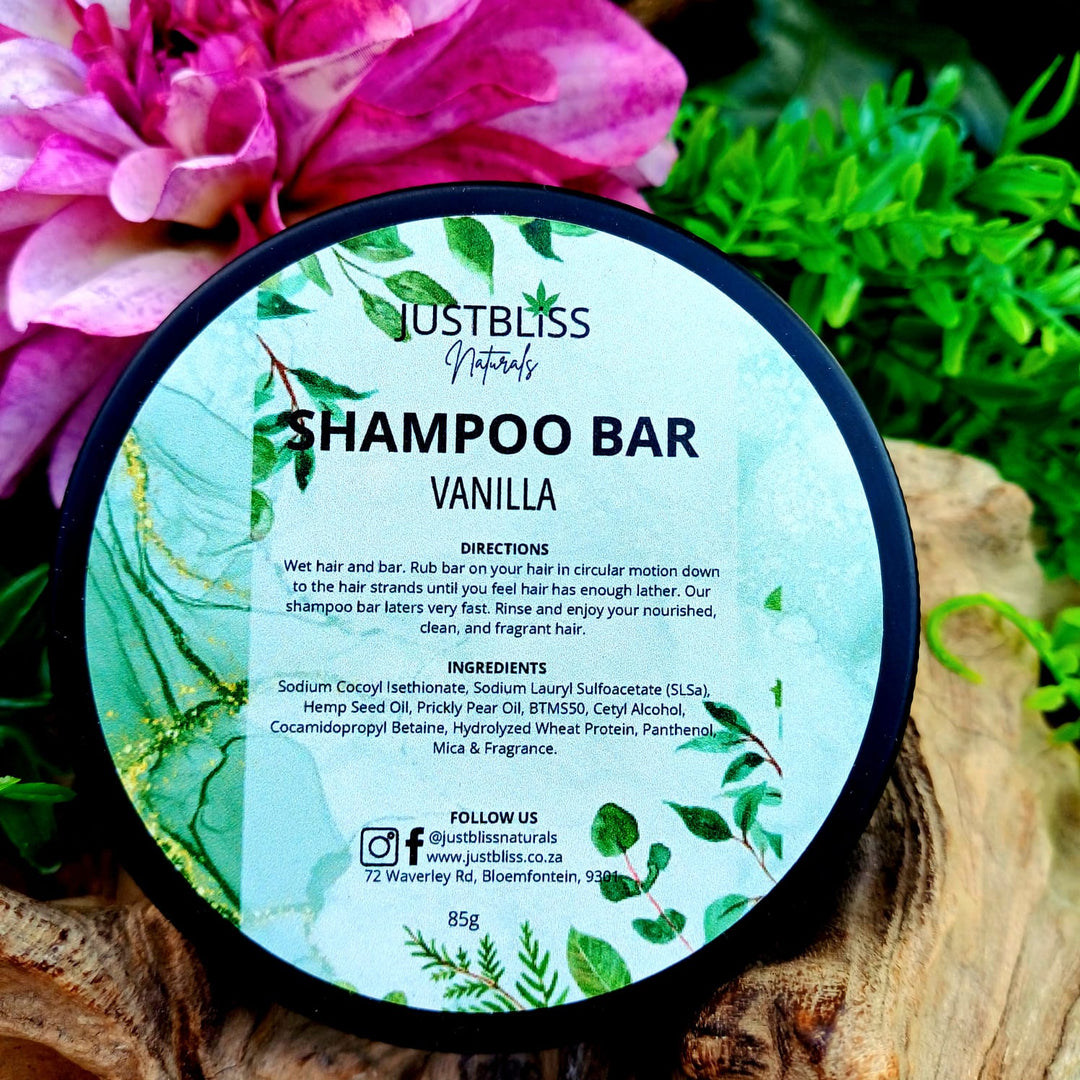 Eco-Friendly Shampoo Bar in Tin – Plant-Based, Travel Ready