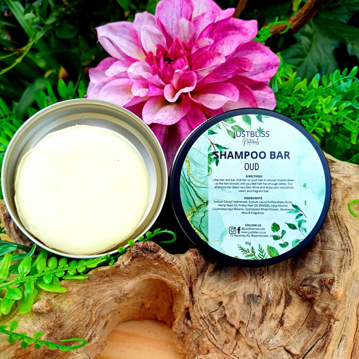 Eco-Friendly Shampoo Bar in Tin – Plant-Based, Travel Ready