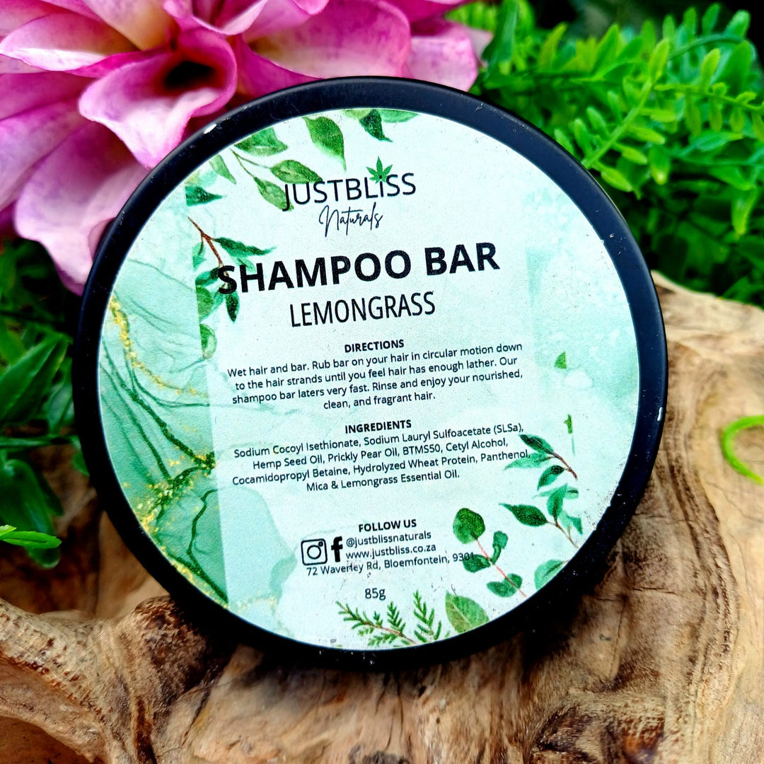 Eco-Friendly Shampoo Bar in Tin – Plant-Based, Travel Ready