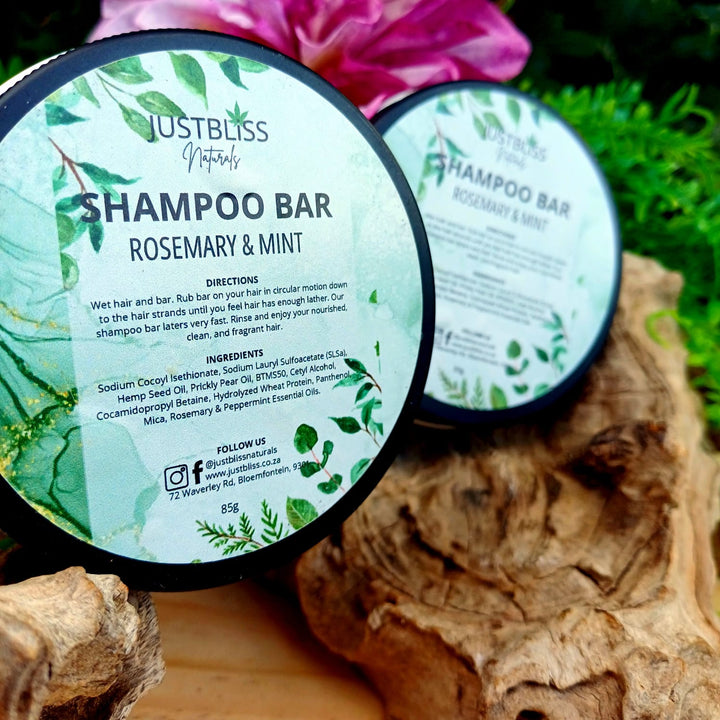 Eco-Friendly Shampoo Bar in Tin – Plant-Based, Travel Ready