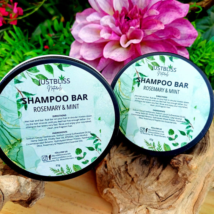 Eco-Friendly Shampoo Bar in Tin – Plant-Based, Travel Ready