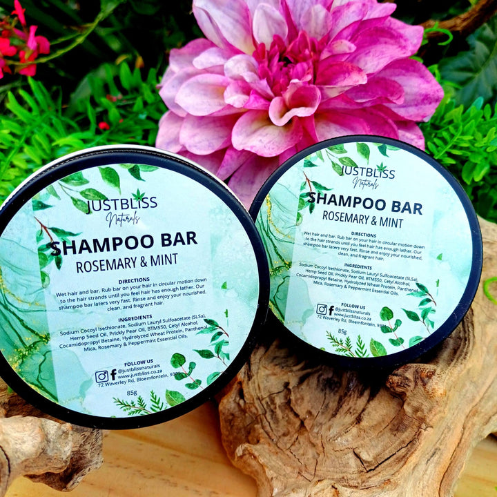 Eco-Friendly Shampoo Bar in Tin – Plant-Based, Travel Ready