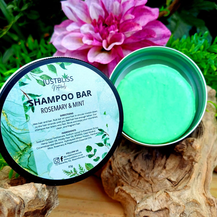 Eco-Friendly Shampoo Bar in Tin – Plant-Based, Travel Ready