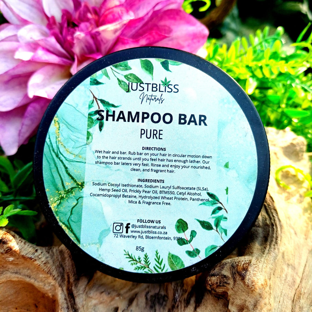 Eco-Friendly Shampoo Bar in Tin – Plant-Based, Travel Ready