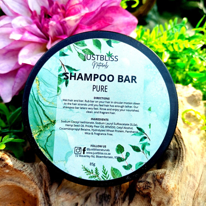 Eco-Friendly Shampoo Bar in Tin – Plant-Based, Travel Ready