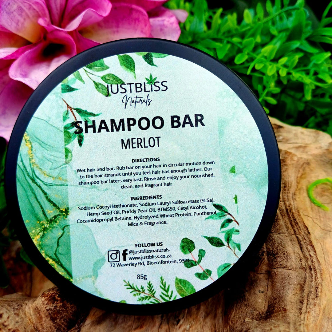Eco-Friendly Shampoo Bar in Tin – Plant-Based, Travel Ready